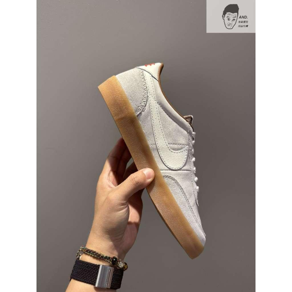 【AND.】NIKE KILLSHOT LEATHER 2 米白 麂皮 復古 休閒 滑板 男女款 HF5699-019-細節圖3