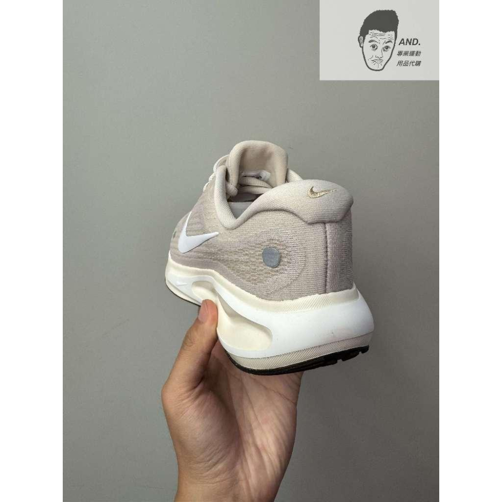 【AND.】NIKE JOURNEY RUN W 奶茶色 透氣 網布 慢跑鞋 女款 FJ7765-110-細節圖4