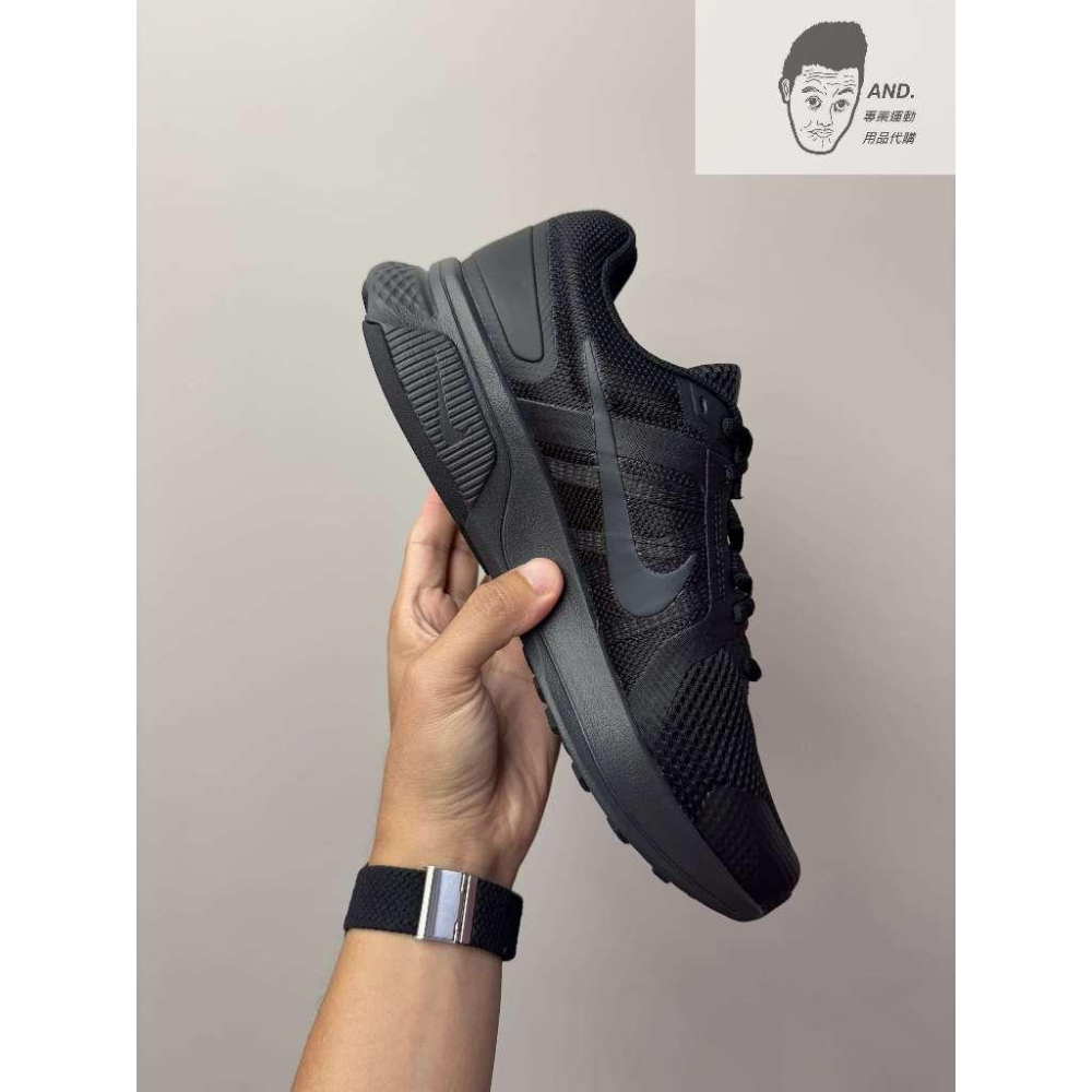 【AND.】NIKE RUN SWIFT 2 全黑 運動 網布 訓練 慢跑鞋 男款 CU3517-002-細節圖3