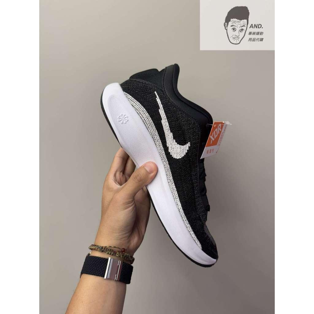 【AND.】NIKE G.T. HUSTLE ACADEMY EP 黑白 針織 籃球鞋 男款 FJ7808-003-細節圖3