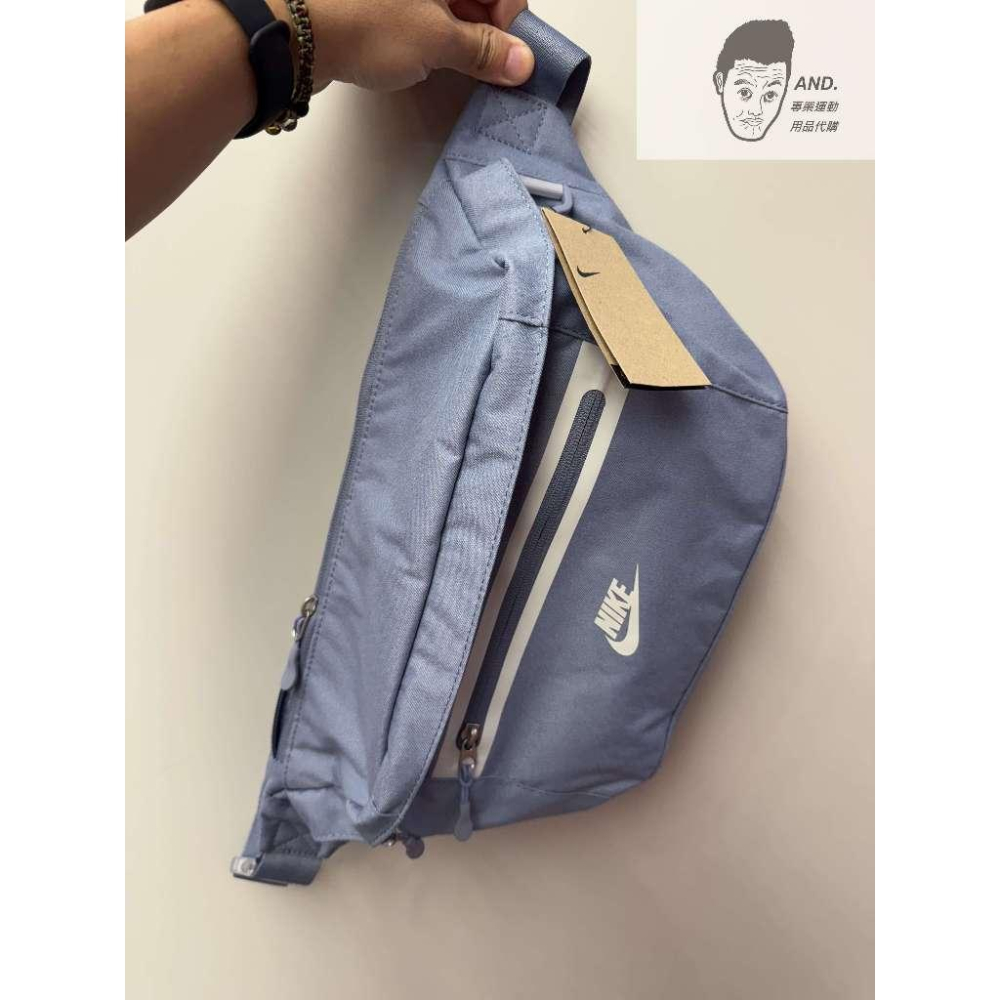 【AND.】NIKE ELEMENTAL PREMIUM 大腰包 背包 隨身包 藍/灰白 DN2556-035/493-細節圖2
