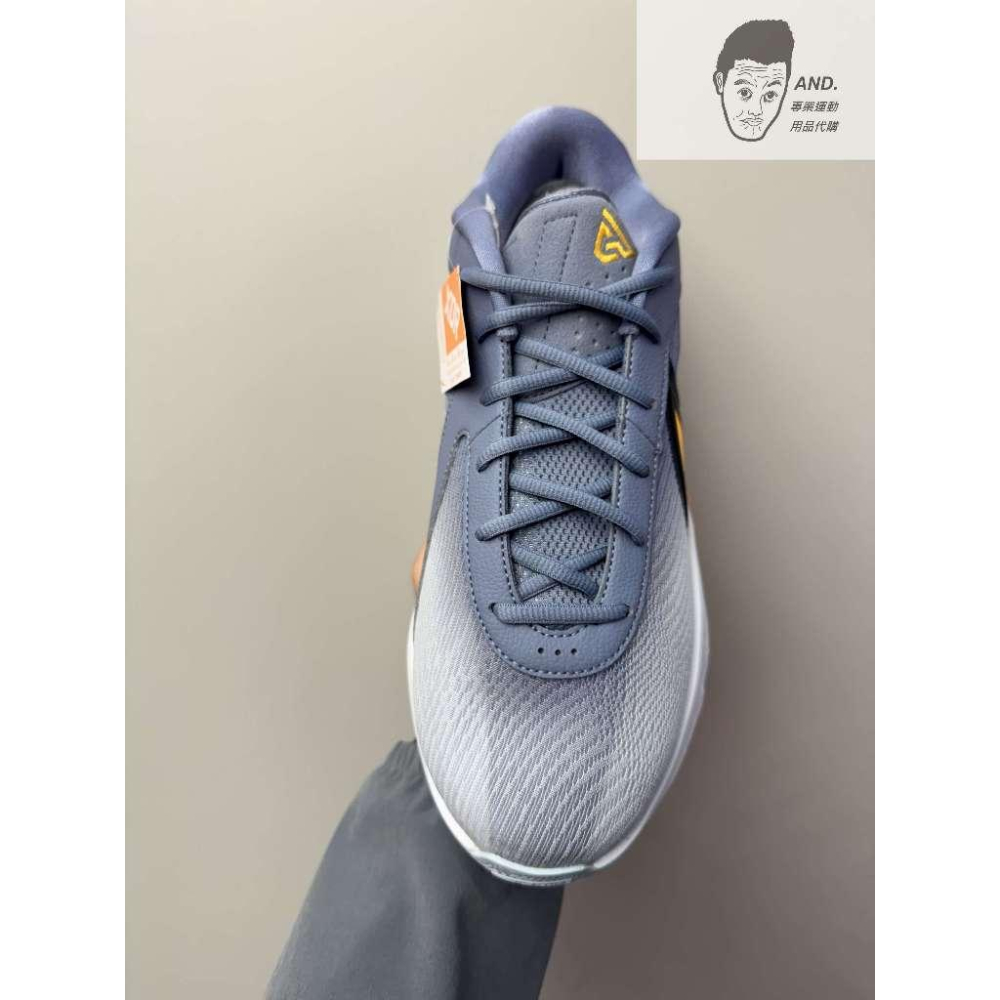 【AND.】NIKE GIANNIS FREAK 6 EP 灰黃 籃球鞋 耐磨 男款 FJ7807-400-細節圖2