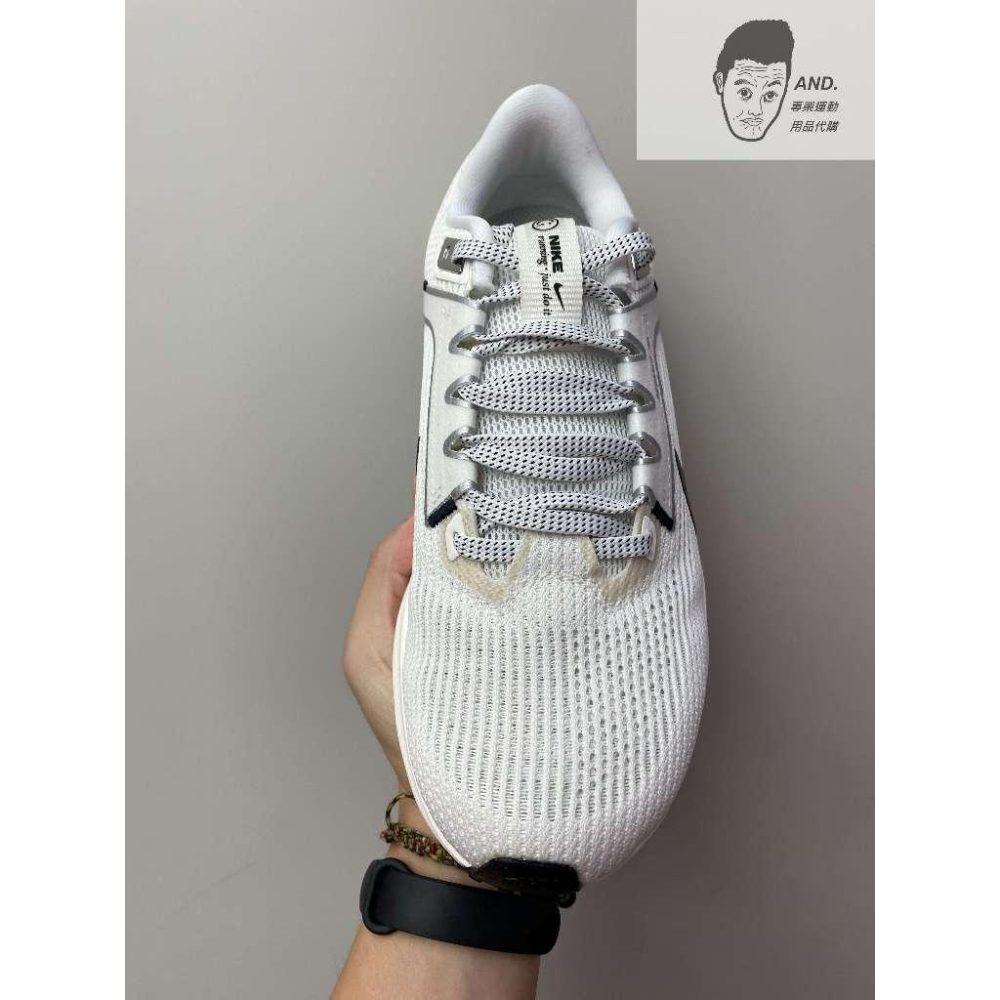 【AND.】NIKE AIR ZOOM PEGASUS 40 灰白 運動 訓練 慢跑 小飛馬 女款 DV3854-104-細節圖2