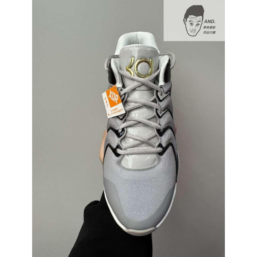 【AND.】NIKE KD 17 EP XDR 運動 耐磨底 籃球鞋 男款 黑綠/白灰 FJ9488-002/003-細節圖4