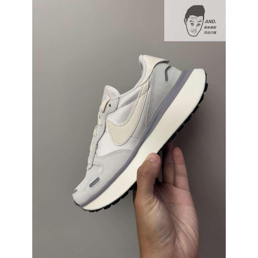 【AND.】NIKE PHOENIX WAFFLE 麂皮 休閒 復古 女款 黑勾/白勾 FD2196-100/002-細節圖3