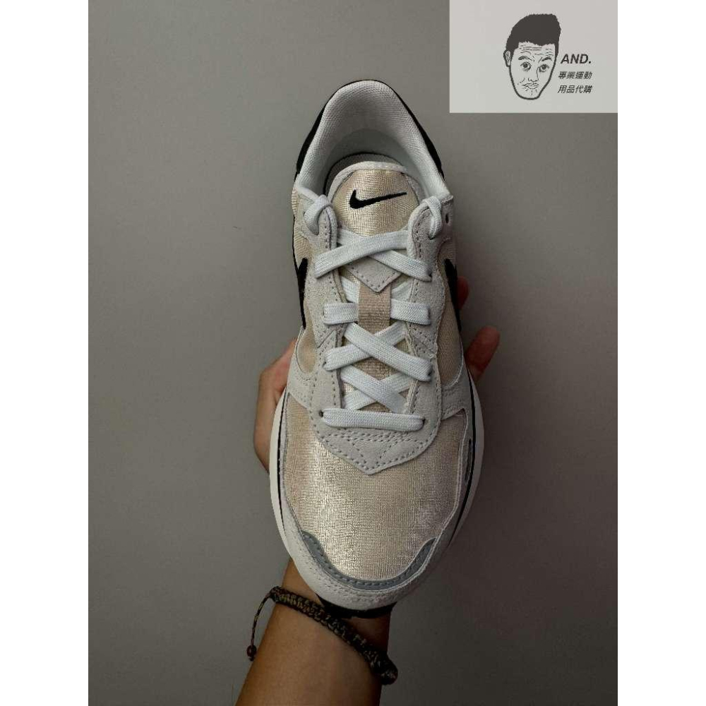 【AND.】NIKE PHOENIX WAFFLE 麂皮 休閒 復古 女款 黑勾/白勾 FD2196-100/002-細節圖4