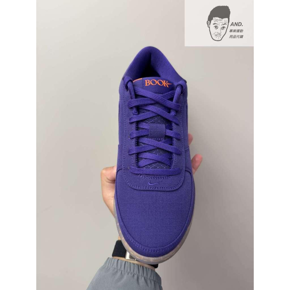 【AND.】NIKE BOOK 1 EP 籃球鞋 運動 耐磨 男款 紫/粉 HJ5355-500/600-細節圖4