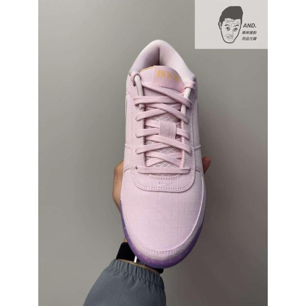 【AND.】NIKE BOOK 1 EP 籃球鞋 運動 耐磨 男款 紫/粉 HJ5355-500/600-細節圖5