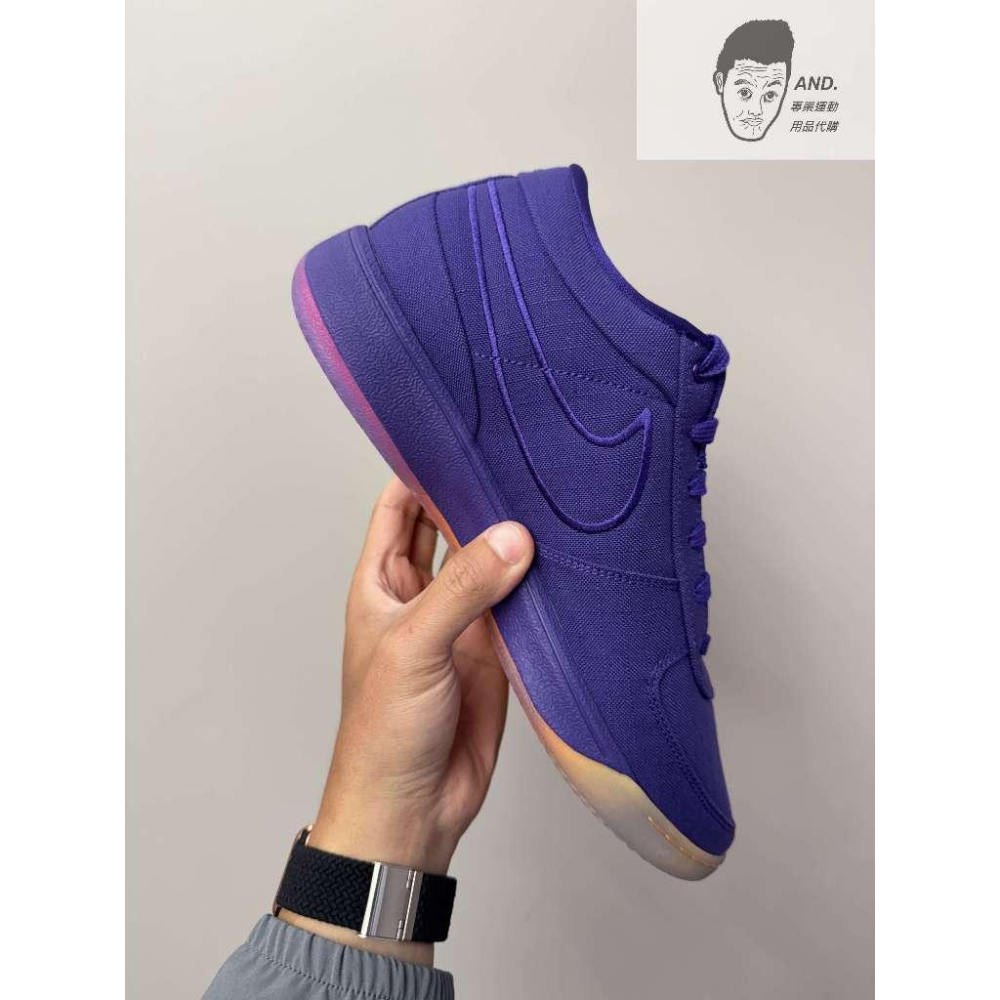 【AND.】NIKE BOOK 1 EP 籃球鞋 運動 耐磨 男款 紫/粉 HJ5355-500/600-細節圖6