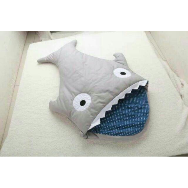 ♥寶寶必備單品♥可愛鯊魚造型防踢睡袋-細節圖3