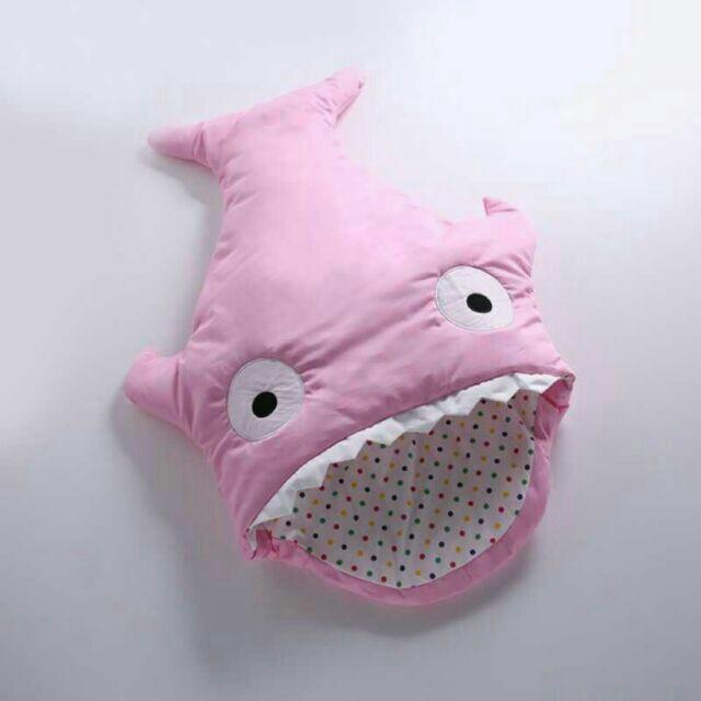 ♥寶寶必備單品♥可愛鯊魚造型防踢睡袋-細節圖4