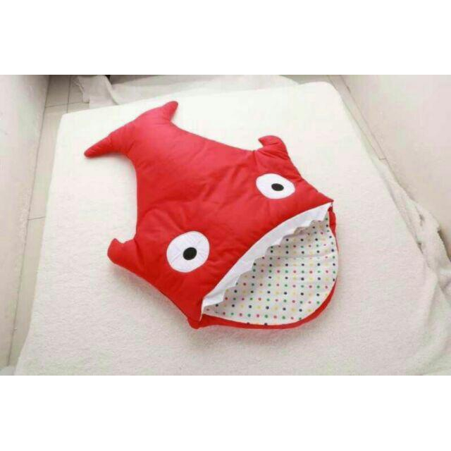 ♥寶寶必備單品♥可愛鯊魚造型防踢睡袋-細節圖5