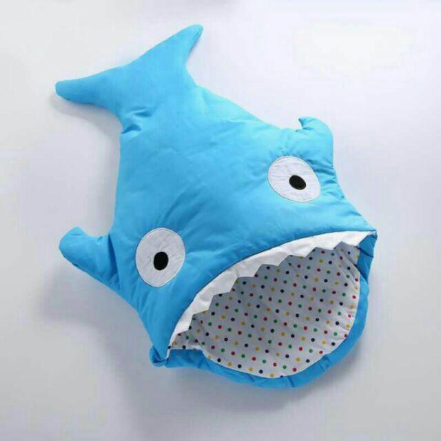 ♥寶寶必備單品♥可愛鯊魚造型防踢睡袋-細節圖6