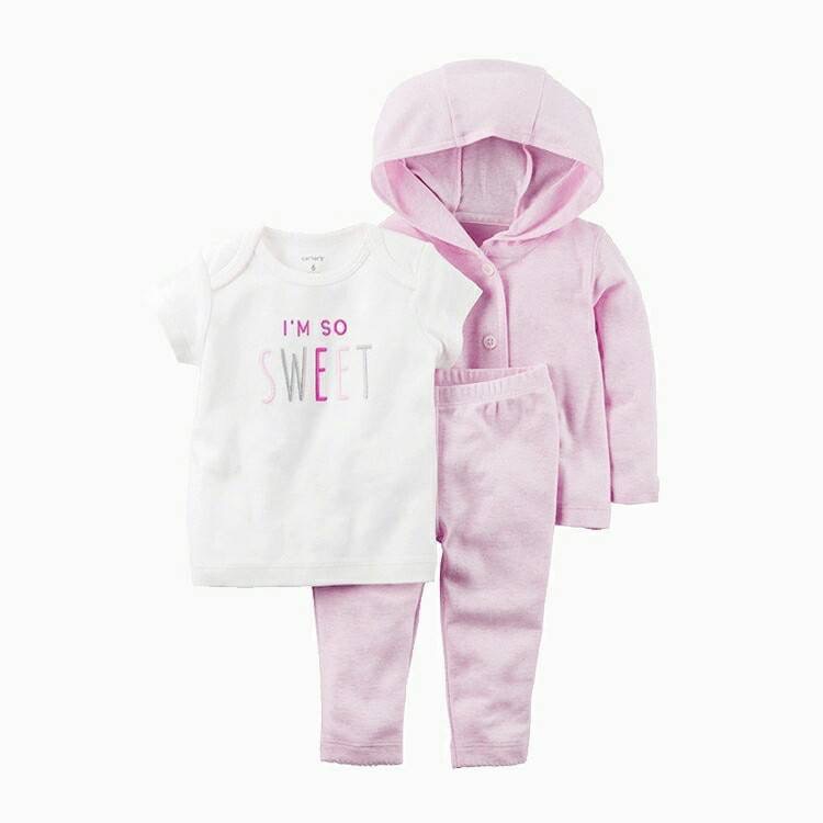 ❤️現貨促銷❤️台灣出貨 春秋新款 寶寶嬰幼兒 純棉 長袖 包屁衣 長褲 外套 超值 三件套裝 便宜-規格圖5