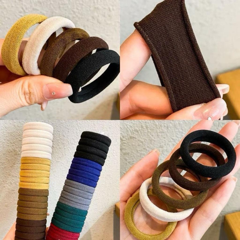 ❤️現貨促銷❤️彈力髮圈 綁頭髮 橡皮筋 綁頭 髮圈 馬尾髮圈 髮束 頭繩 韓係髮圈 髮飾 橡皮圈 彈性髮圈-細節圖3