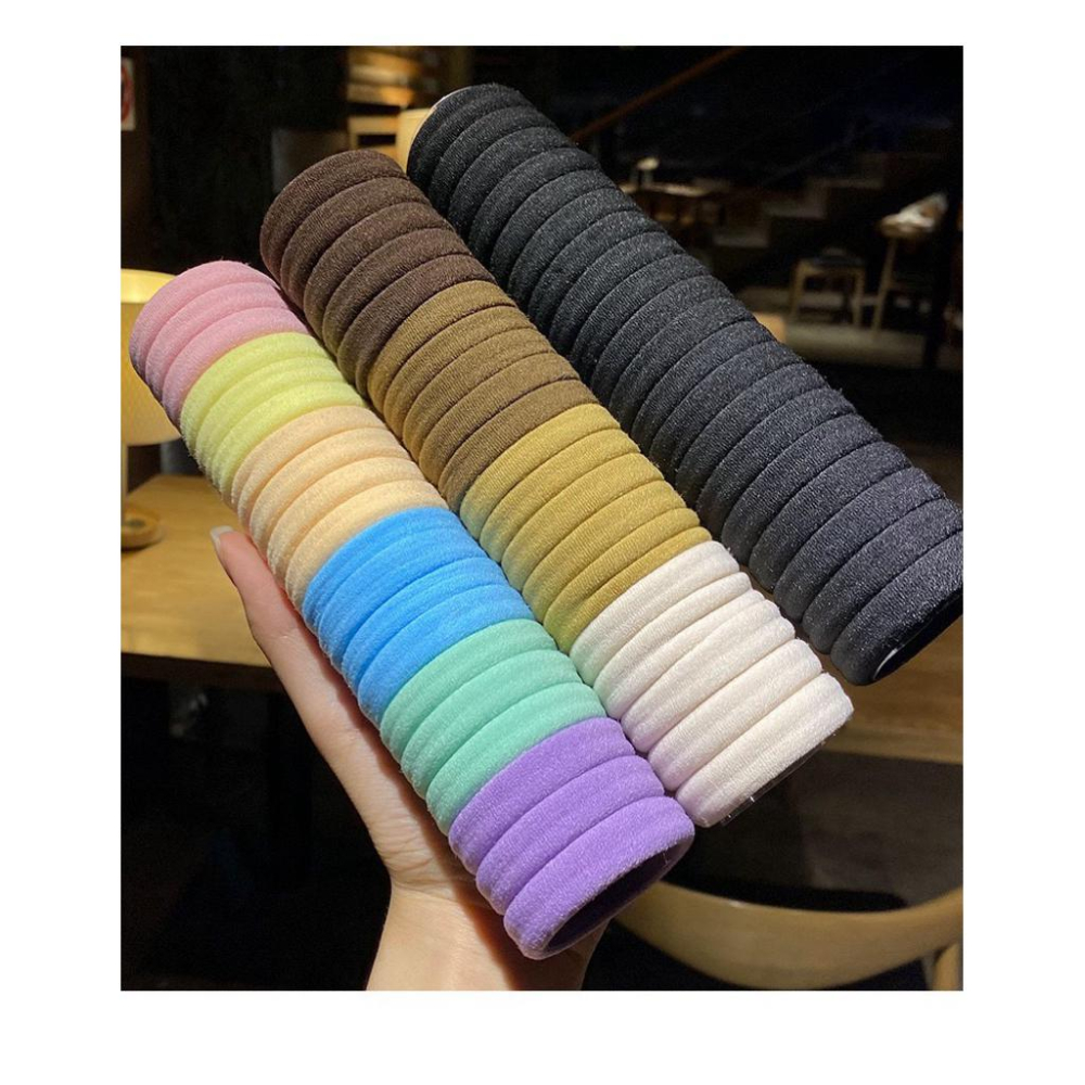 ❤️現貨促銷❤️彈力髮圈 綁頭髮 橡皮筋 綁頭 髮圈 馬尾髮圈 髮束 頭繩 韓係髮圈 髮飾 橡皮圈 彈性髮圈-細節圖5