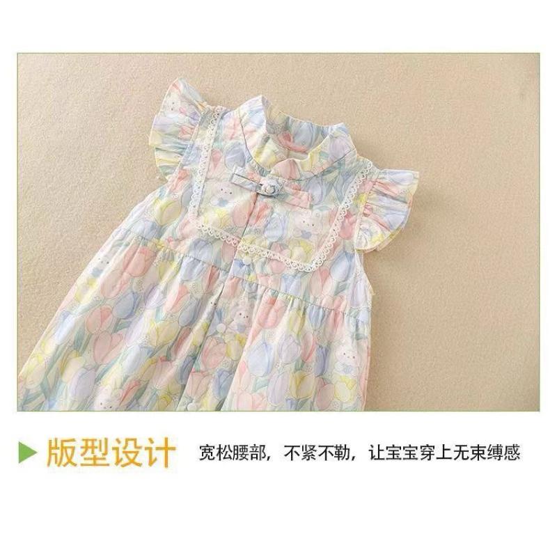 ❤️優惠促銷❤️夏季 女寶 薄款 可愛兔子花朵包屁衣 連身衣 外出服 爬服-細節圖6