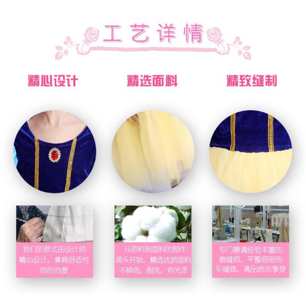 ❤️優惠促銷❤️萬聖節裝扮 表演服 派對 變裝 角色扮演 生日 萬聖節 造型服裝 超人氣 公主裙 小洋裝-細節圖5