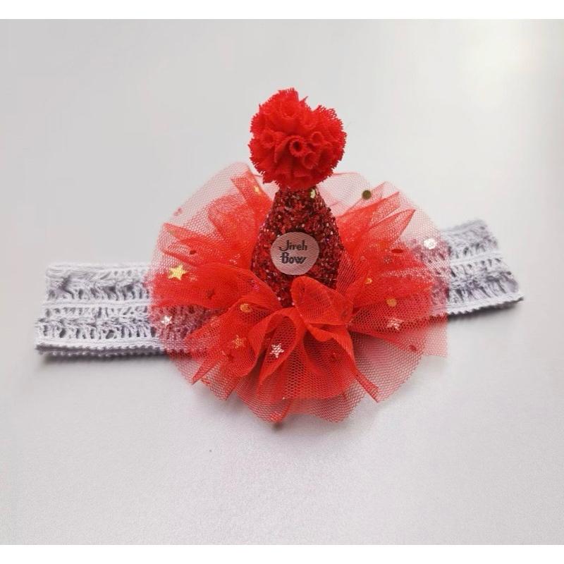 ❤️現貨促銷❤️韓版嬰兒生日帽髮帶 百日宴 週歲頭飾 生日派對 皇冠髮帶 台灣出貨 隔日到貨 快速出貨 免運費-細節圖2