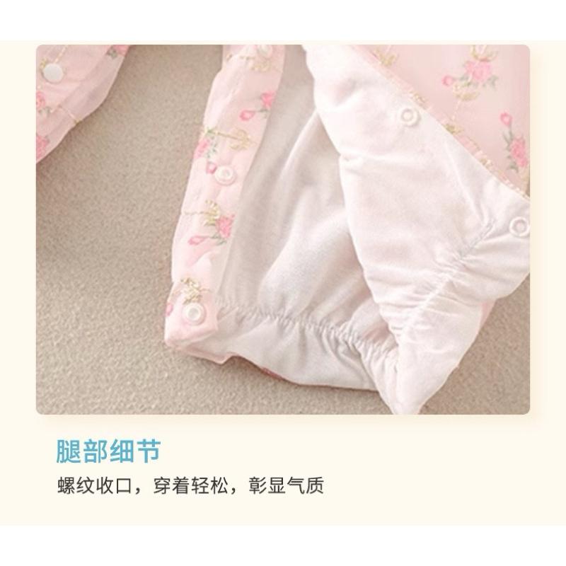 ❤️優惠促銷❤️春秋新款女寶花朵旗袍連身衣 中國風 滿月服 週歲服 外出服 人氣商品 台灣出貨 熱銷 免運費-細節圖9