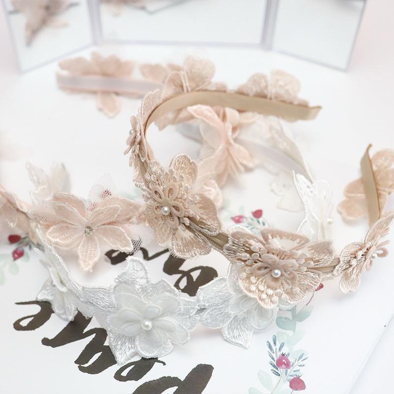 ❤️優惠促銷❤️韓版兒童髮飾 兒童髮箍 嬰幼兒收工蕾絲 髮飾 頭飾 髮箍-細節圖4