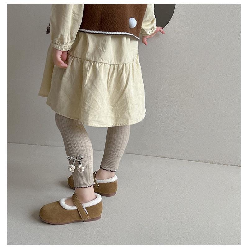 ❤️現貨促銷❤️台灣出貨 春秋新款 女童蝴蝶結小花 打底褲 九分褲 百搭 免運費 台灣出貨 隔日到貨 快速出貨-細節圖8