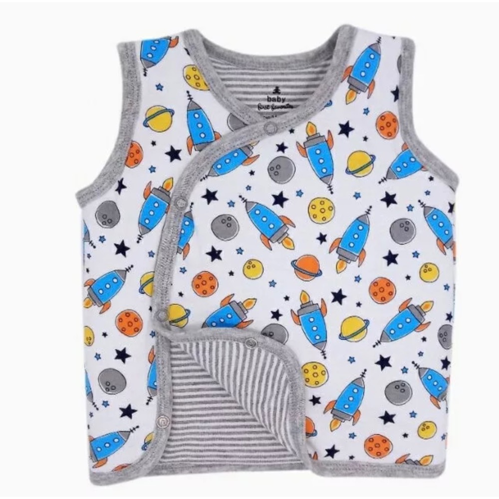 秋冬款寶寶夾棉保暖背心-規格圖3