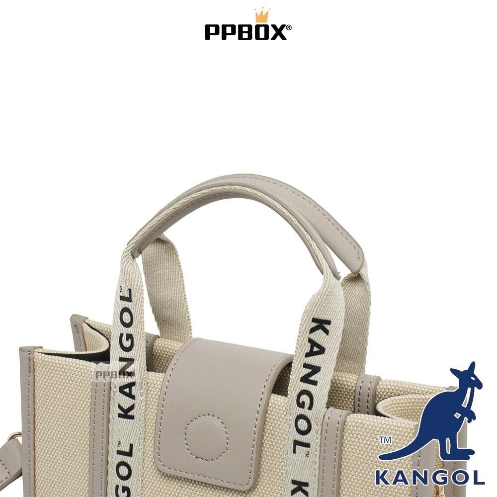KANGOL 帆布串標系列 附背帶 包包-細節圖8
