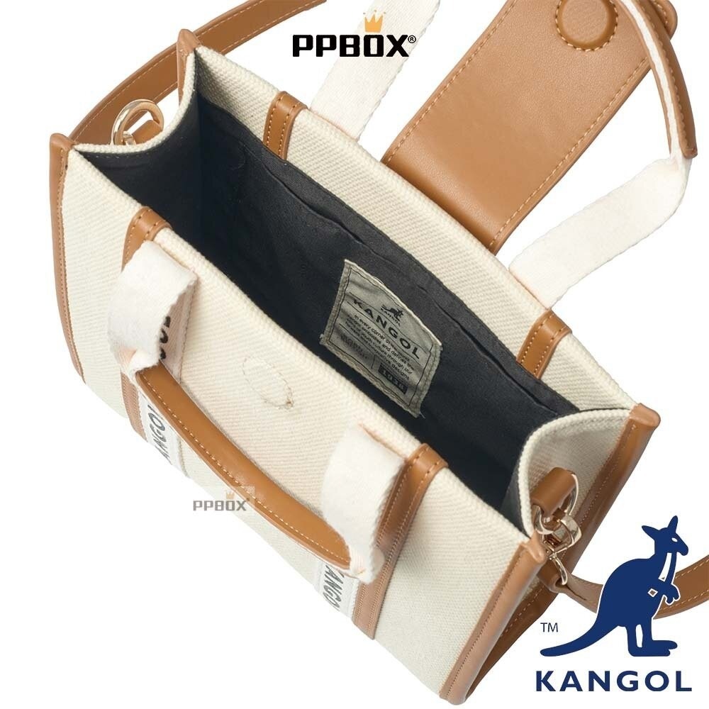 KANGOL 帆布串標系列 附背帶 包包-細節圖9