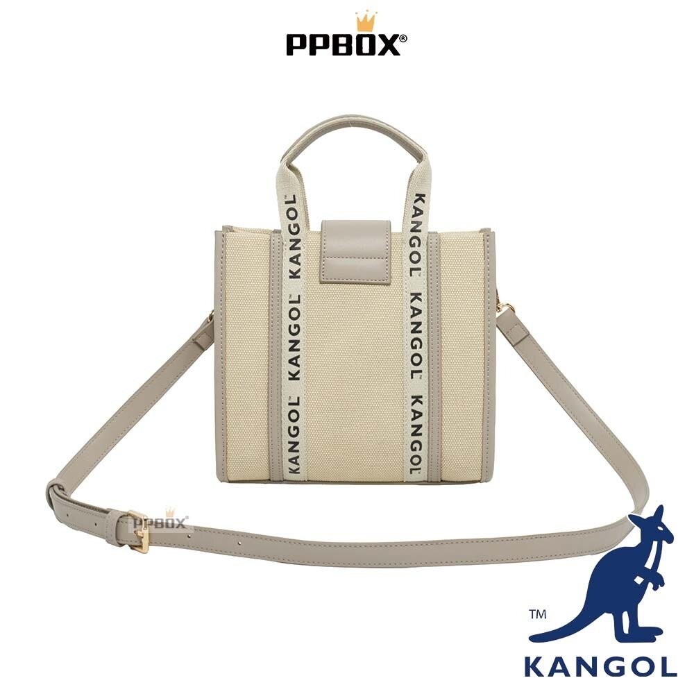 KANGOL 帆布串標系列 附背帶 包包-細節圖10