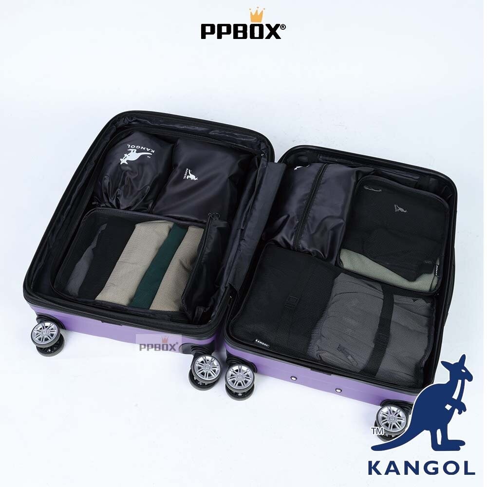 KANGOL 七件旅行套組 旅遊收納包 包包 【65258784】-細節圖6