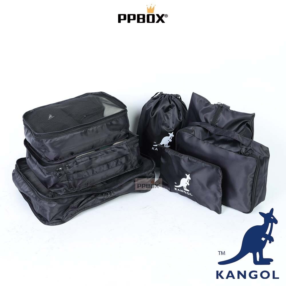 KANGOL 七件旅行套組 旅遊收納包 包包 【65258784】-規格圖6
