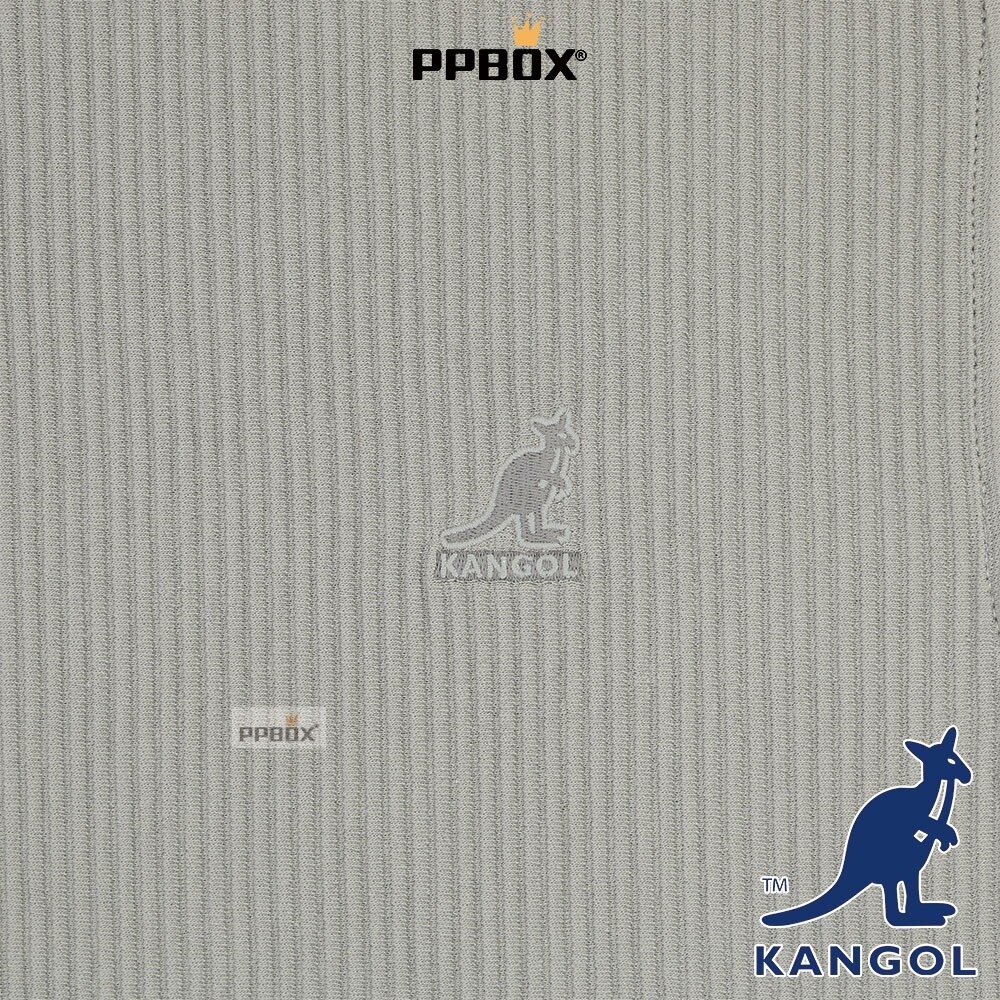 KANGOL 假兩件束條紋理短袖 衣服 [66251120]-細節圖4
