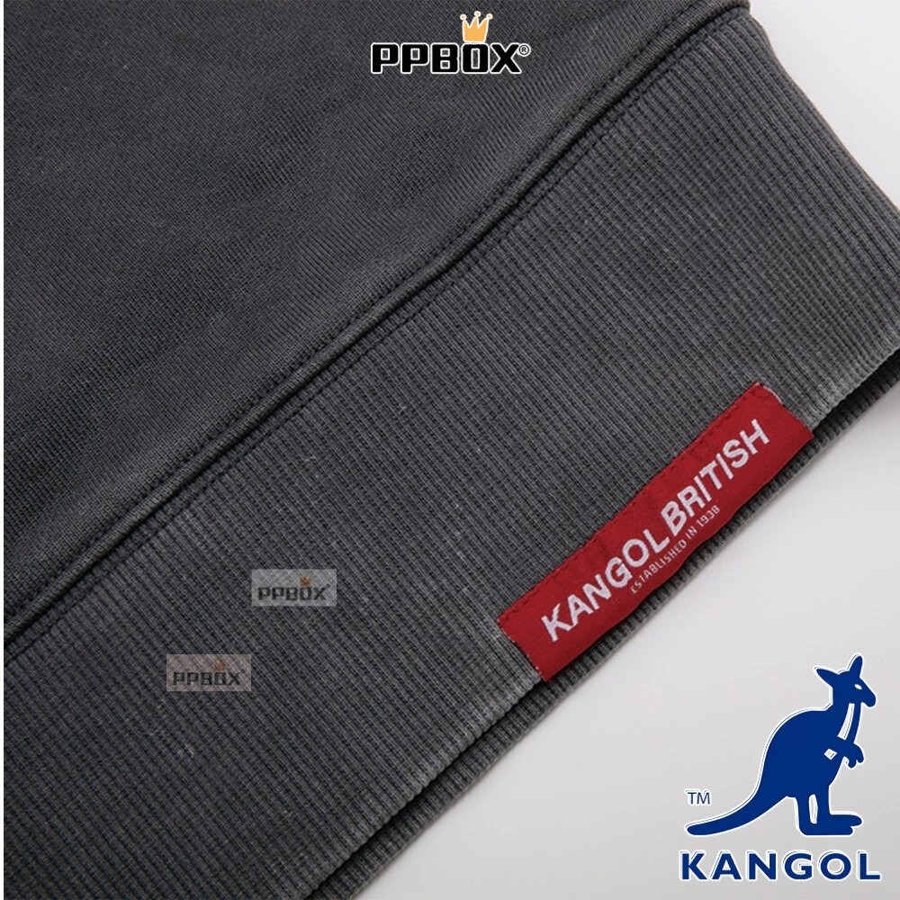 KANGOL 水洗復古大學T 長袖 衣服 [65558008]-細節圖3
