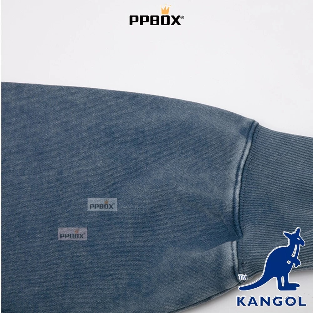KANGOL 水洗復古大學T 長袖 衣服 [65558008]-細節圖5
