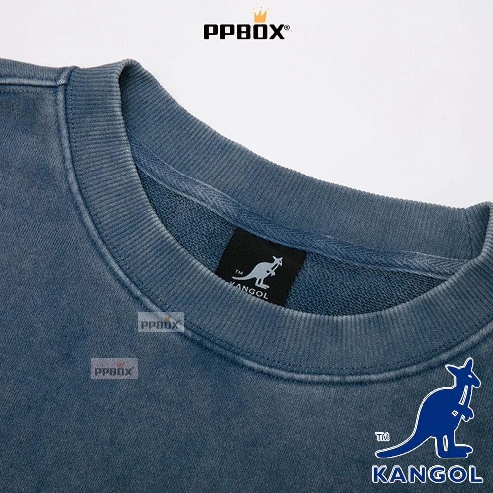 KANGOL 水洗復古大學T 長袖 衣服 [65558008]-細節圖9