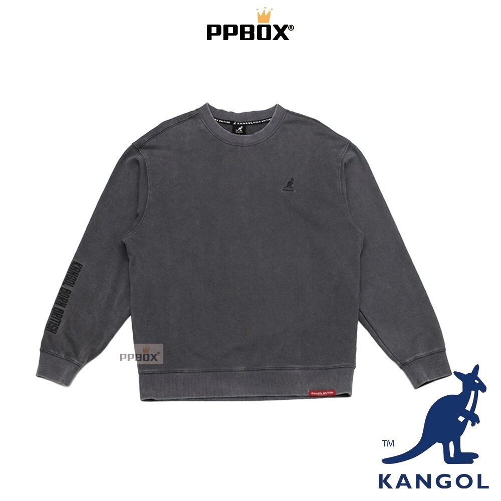 KANGOL 水洗復古大學T 長袖 衣服 [65558008]-規格圖11