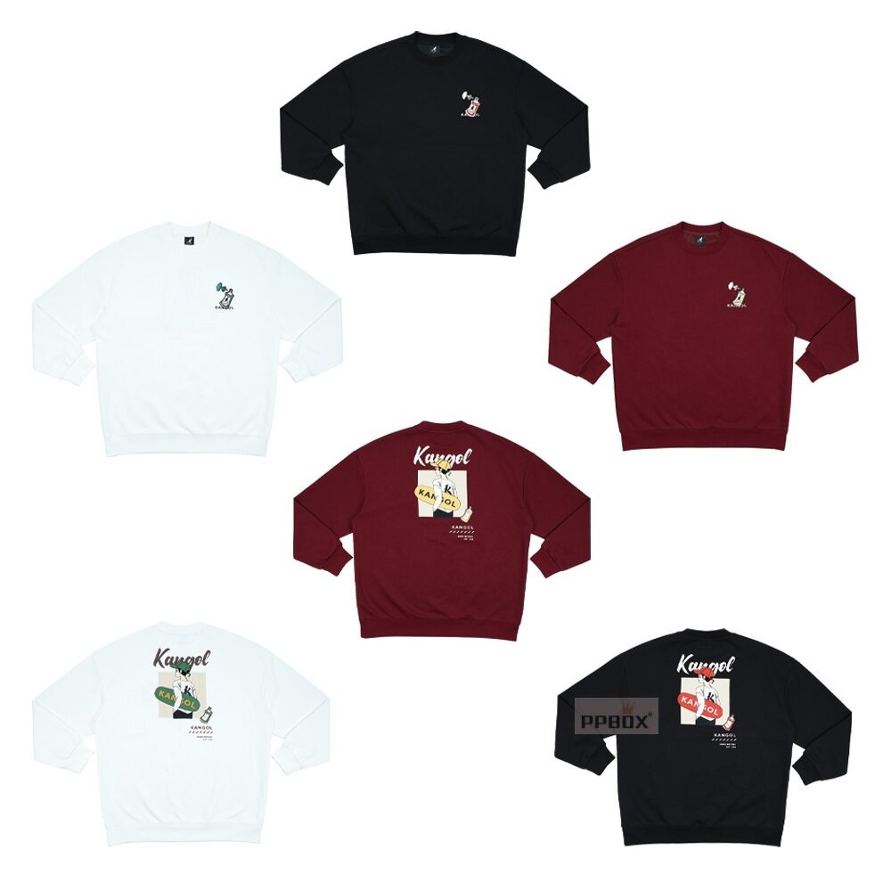 KANGOL 街頭ICON大學T 長袖 衣服 [65558004]-細節圖2
