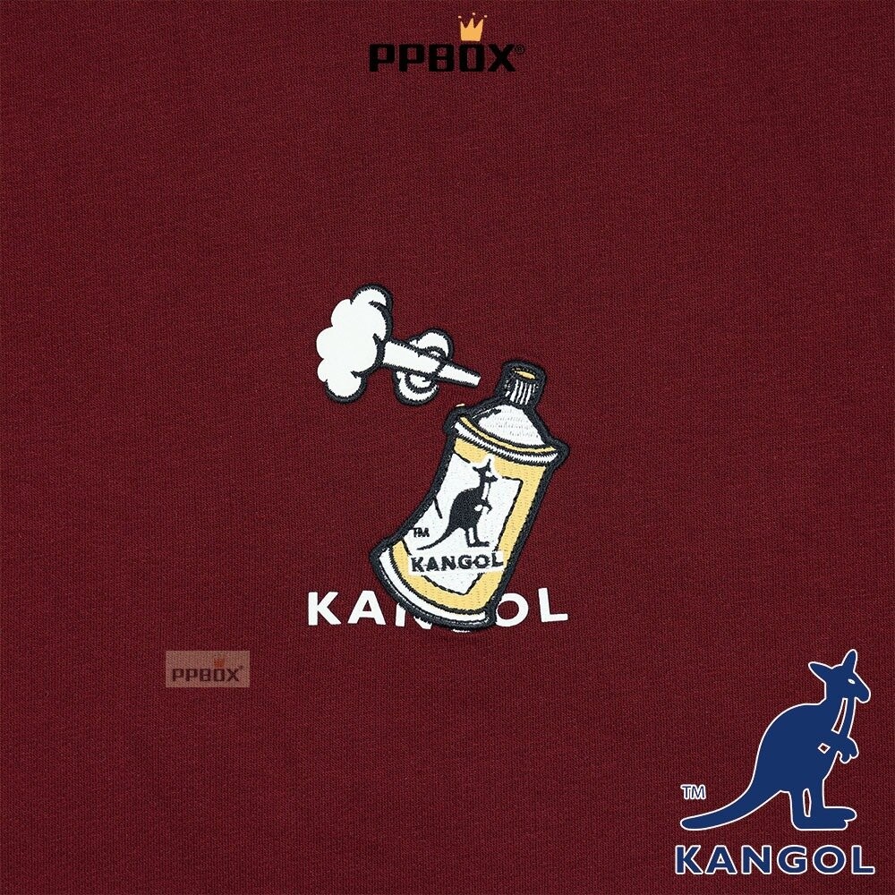 KANGOL 街頭ICON大學T 長袖 衣服 [65558004]-細節圖6