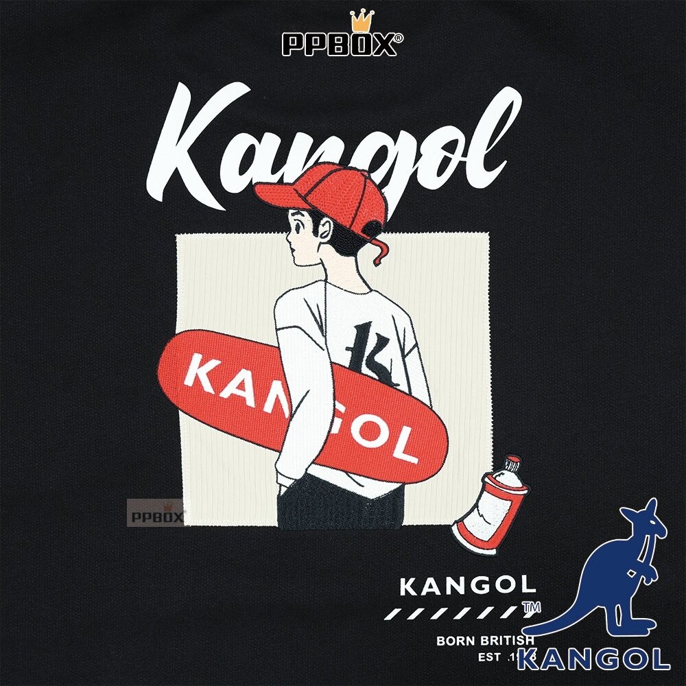 KANGOL 街頭ICON大學T 長袖 衣服 [65558004]-細節圖8