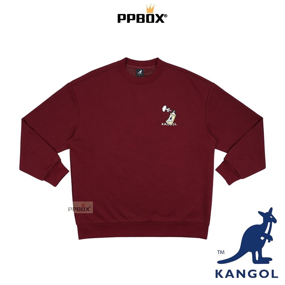KANGOL 街頭ICON大學T 長袖 衣服 [65558004]-規格圖9