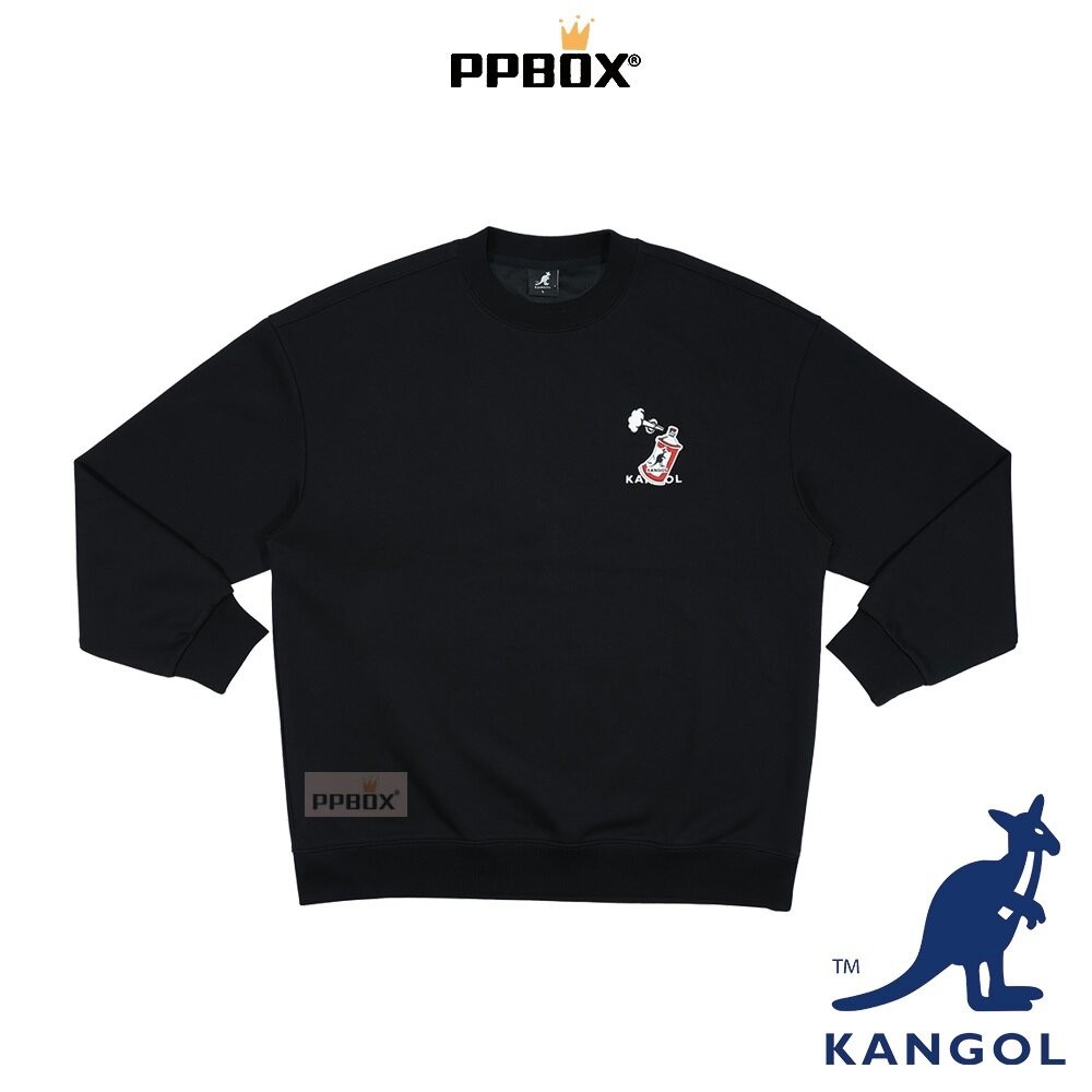 KANGOL 街頭ICON大學T 長袖 衣服 [65558004]-規格圖9