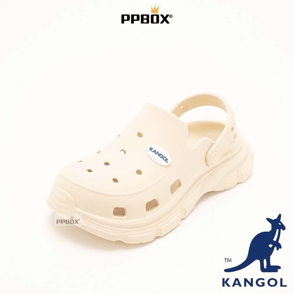 KANGOL 厚底鞋 大尺碼 洞洞鞋 [64518673]-細節圖2