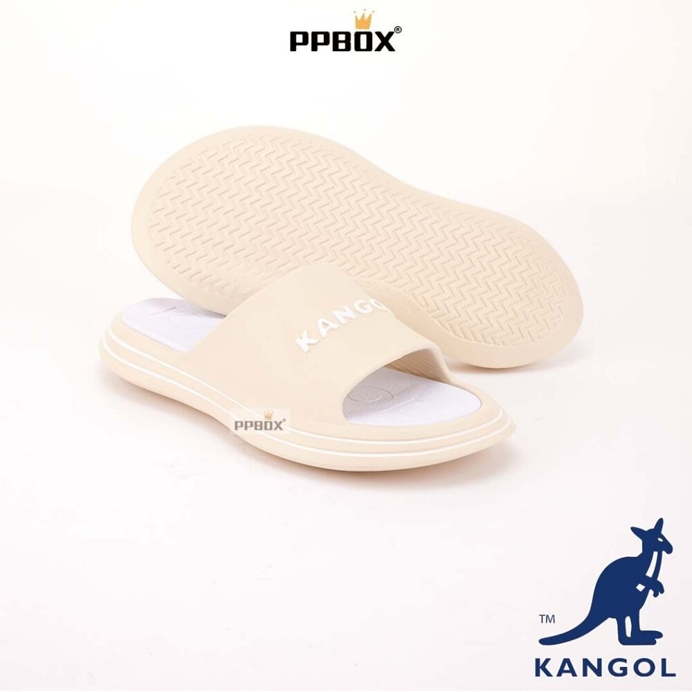 KANGOL 立體文字 鞋邊條紋 拖鞋【62251621】-規格圖9
