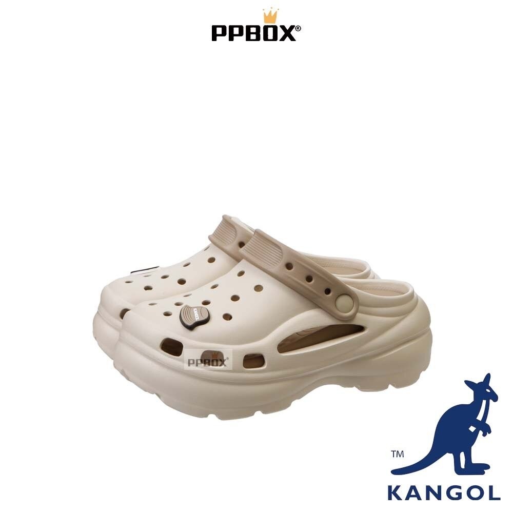 KANGOL 足弓鞋墊 帽子鞋扣 洞洞鞋 拖鞋【65228674】-細節圖9