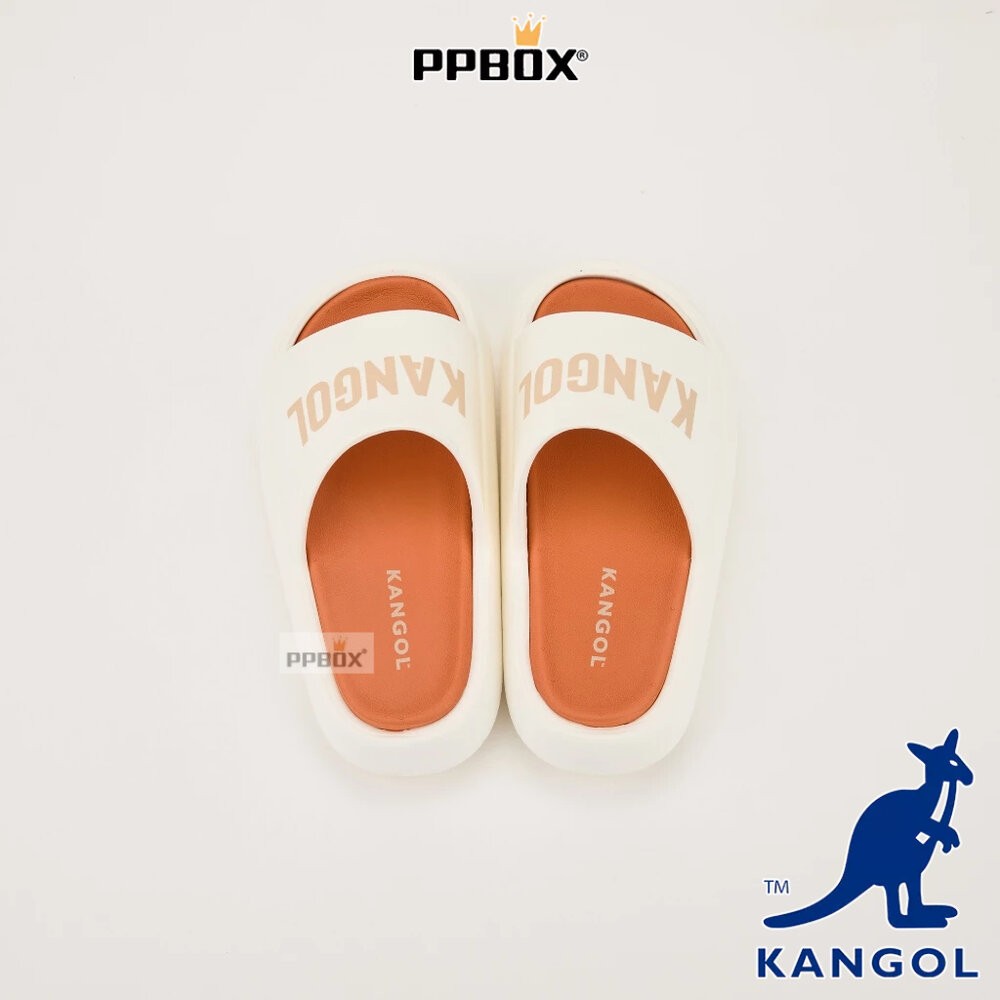 KANGOL 厚底增高撞色拖鞋 鞋子 [63558622]-細節圖10