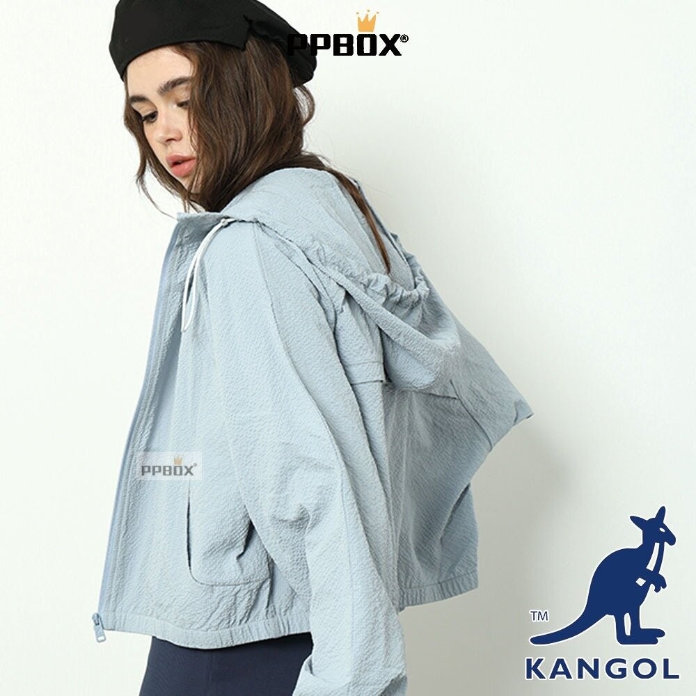 KANGOL 泡泡紗 輕薄小外套 [66221420]-細節圖3