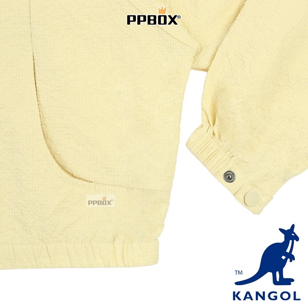 KANGOL 泡泡紗 輕薄小外套 [66221420]-細節圖7
