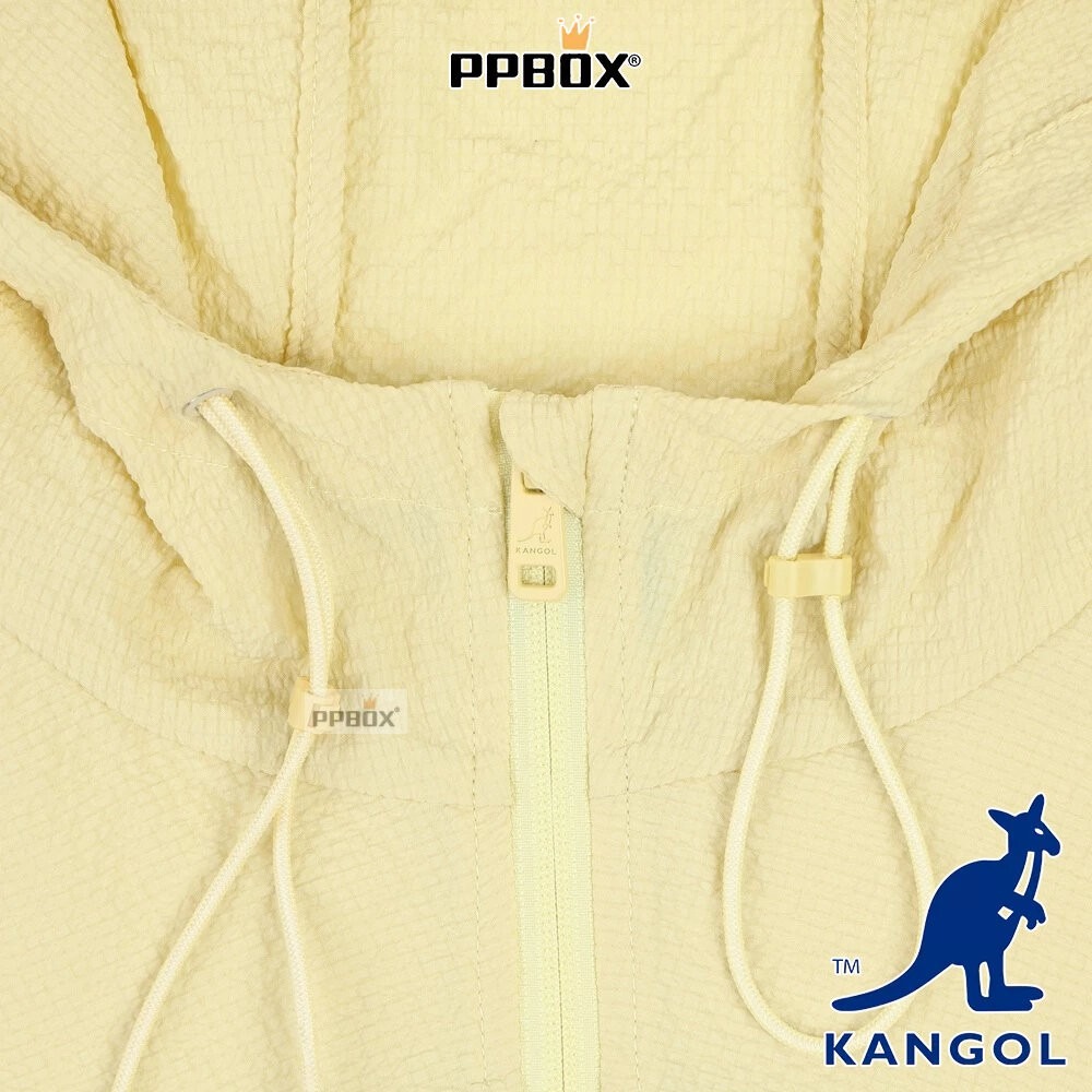 KANGOL 泡泡紗 輕薄小外套 [66221420]-細節圖8