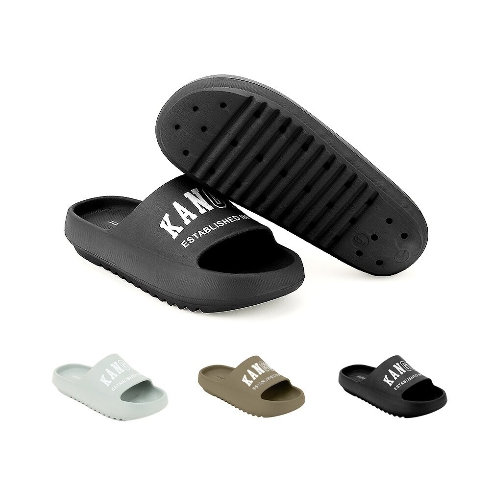 KANGOL 鋸齒 防滑 厚底 拖鞋 [63558624]-細節圖2